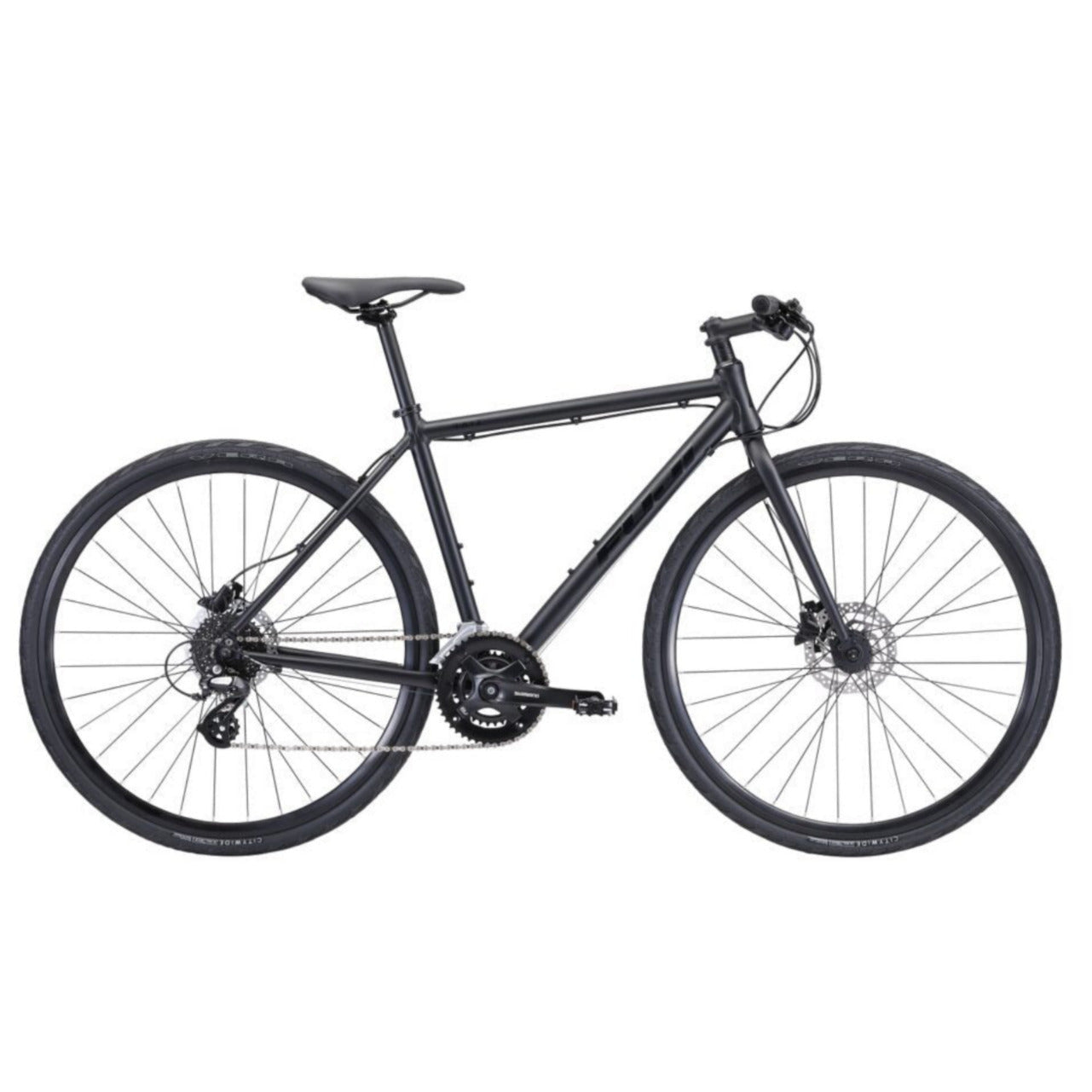 FUJI RAIZ DISC Matte Black 17inch - フジ ライズディスク マットブラック 17インチ - 高知の自転車専門店 Cycling Shop ヤマネ