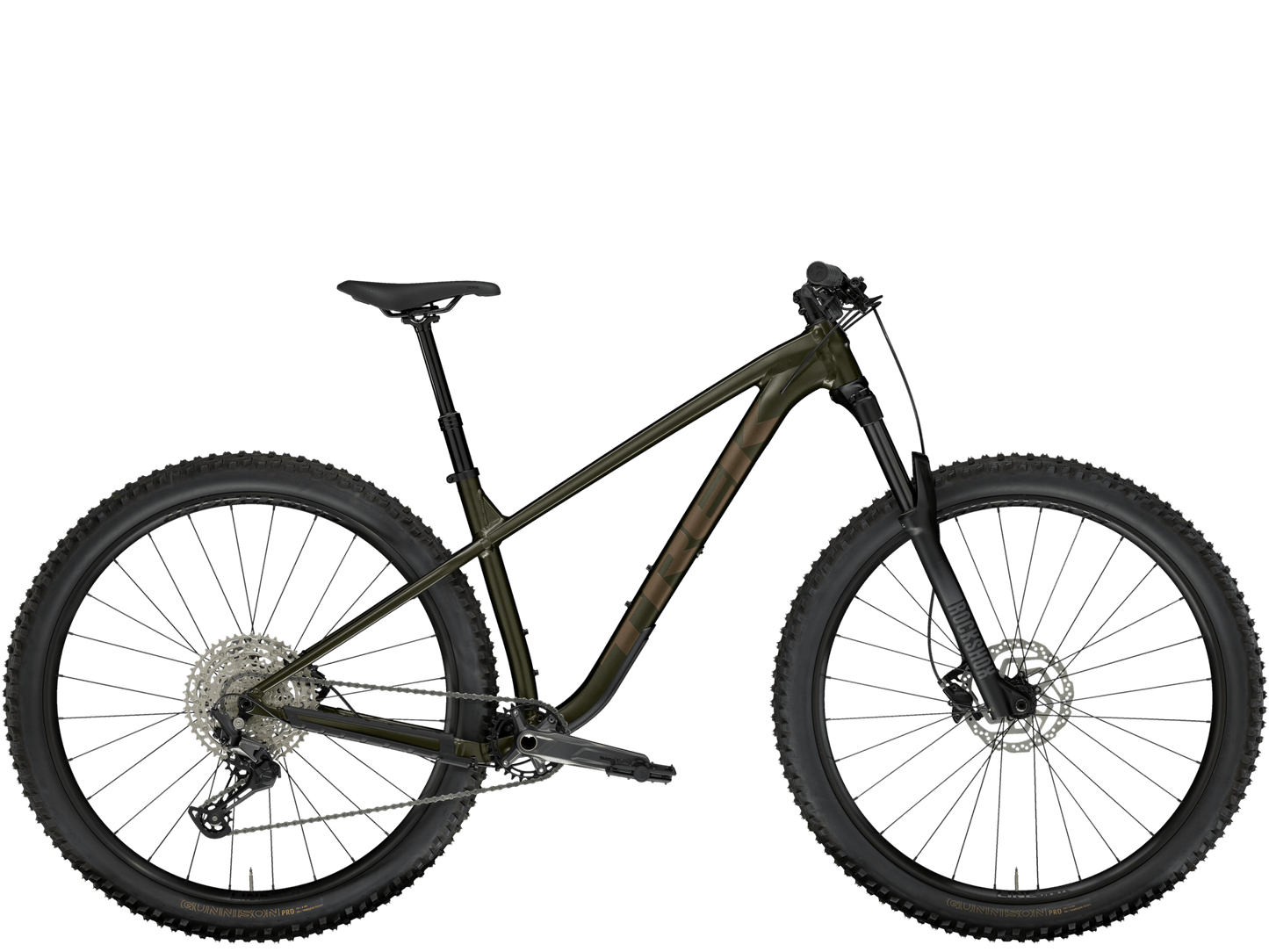 TREK ROSCOE 7 Satin Black Olive - トレック ロスコ7 サテンブラックオリーブ 2024年モデル マウンテンバイク - 高知の自転車専門店 Cycling Shop ヤマネ