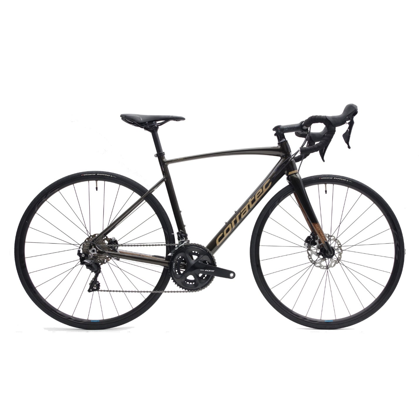 Corratec DOLOMITI DISC 105 Dark Brown/Khaki - コラテック ドロミテディスク 新型105搭載 ダークブラウン/カーキ - 高知の自転車専門店 Cycling Shop ヤマネ